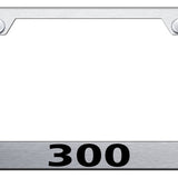 Chrysler 300 Stainless Steel Frame - Laser Etched Brushed