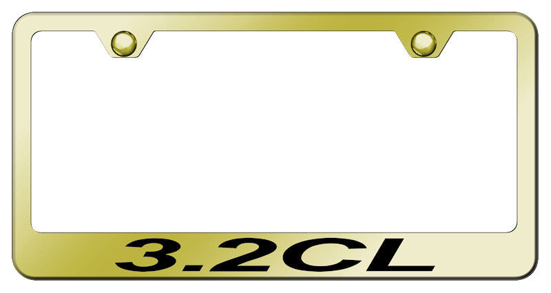 3.2 CL Stainless Steel Frame - Laser Etched Gold