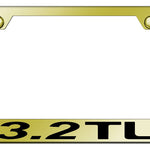 3.2 TL Stainless Steel Frame - Laser Etched Gold