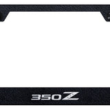 350Z Stainless Steel Frame - Laser Etched Rugged Black