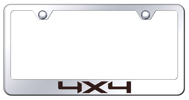 4X4 Stainless Steel Frame - Laser Etched Mirrored