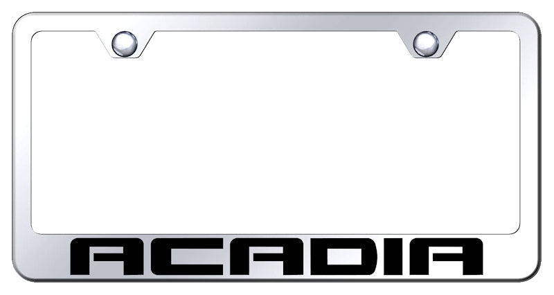 Acadia Stainless Steel Frame - Laser Etched Mirrored