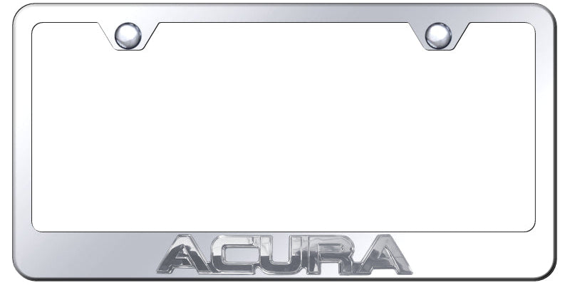 Acura OEM Stainless Steel Frame - Chrome on Mirrored