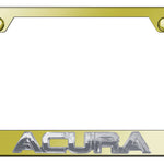 Acura OEM Stainless Steel Frame - Chrome on Gold