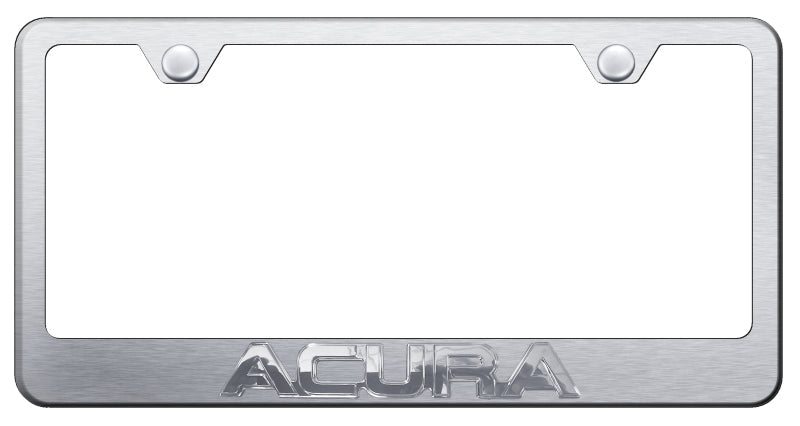 Acura OEM Stainless Steel Frame - Chrome on Brushed