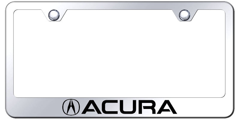 Acura Stainless Steel Frame - Laser Etched Mirrored