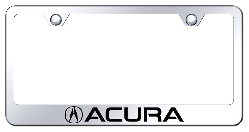 Acura Stainless Steel Frame - Laser Etched Mirrored