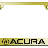 Acura Stainless Steel Frame - Laser Etched Gold