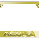 Acura OEM Stainless Steel Frame - Gold on Gold