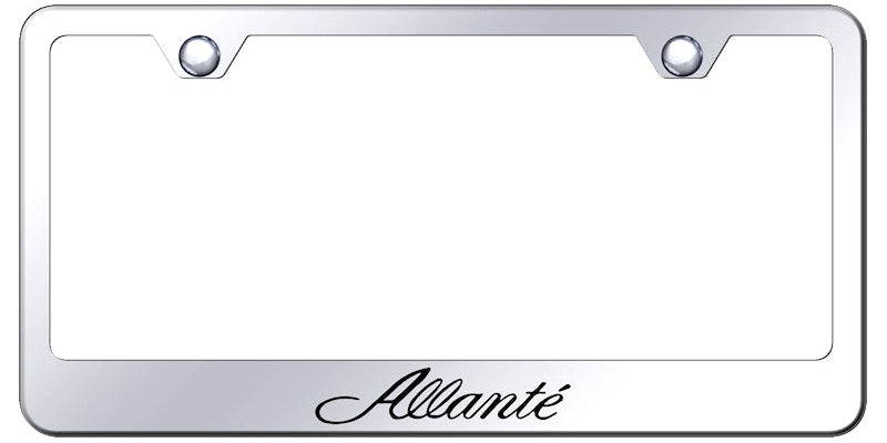 Allante Stainless Steel Frame - Laser Etched Mirrored