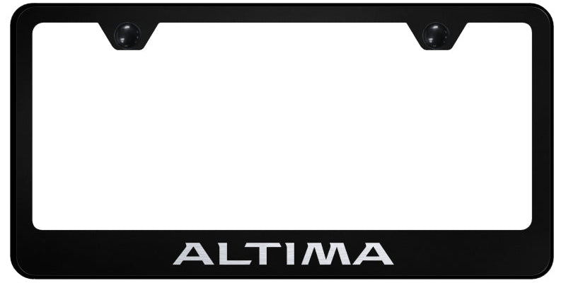 Altima Stainless Steel Frame - Laser Etched Black