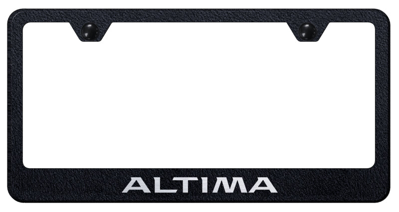 Altima Stainless Steel Frame - Laser Etched Rugged Black