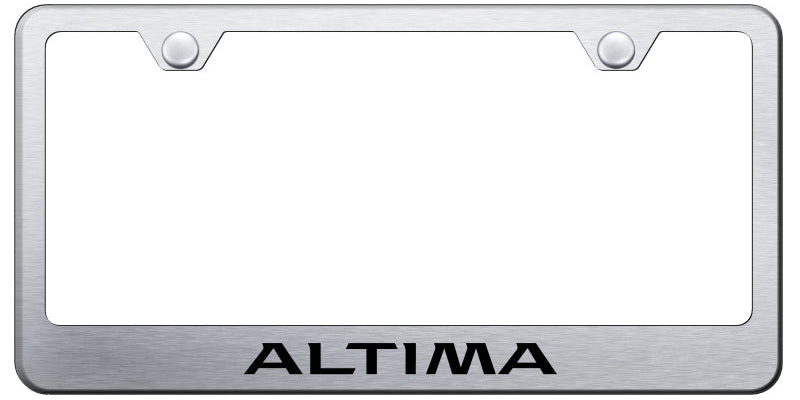 Altima Stainless Steel Frame - Laser Etched Brushed