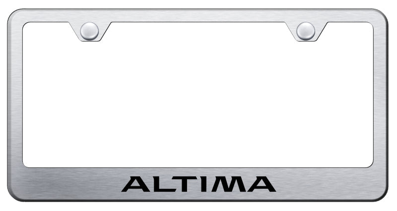 Altima Stainless Steel Frame - Laser Etched Brushed