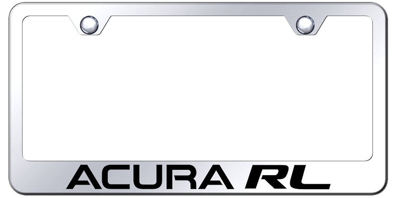 Acura RL Stainless Steel Frame - Laser Etched Mirrored