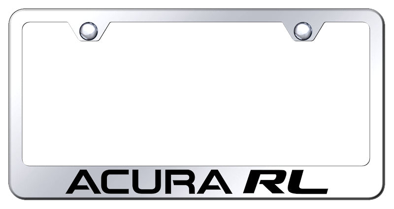 Acura RL Stainless Steel Frame - Laser Etched Mirrored