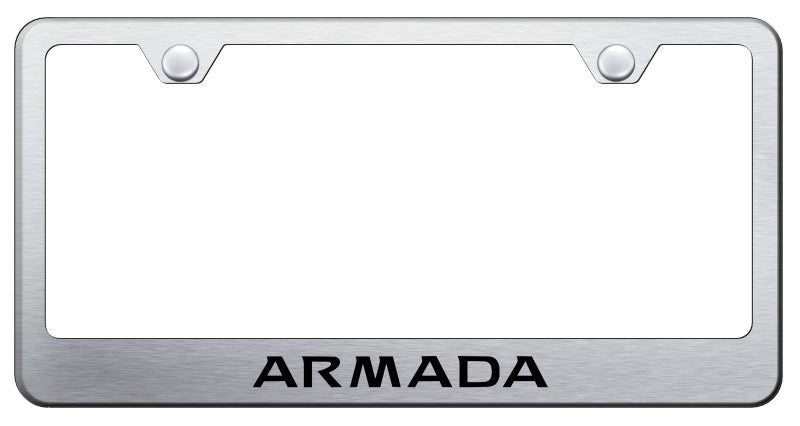 Armada Stainless Steel Frame - Laser Etched Brushed