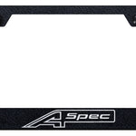 A-Spec Stainless Steel Frame - Laser Etched Rugged Black