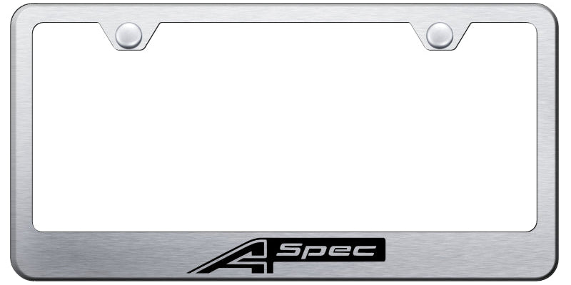 A-Spec Stainless Steel Frame - Laser Etched Brushed