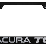 Acura TL Stainless Steel Frame - Laser Etched Black