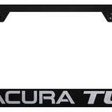 Acura TL Stainless Steel Frame - Laser Etched Black