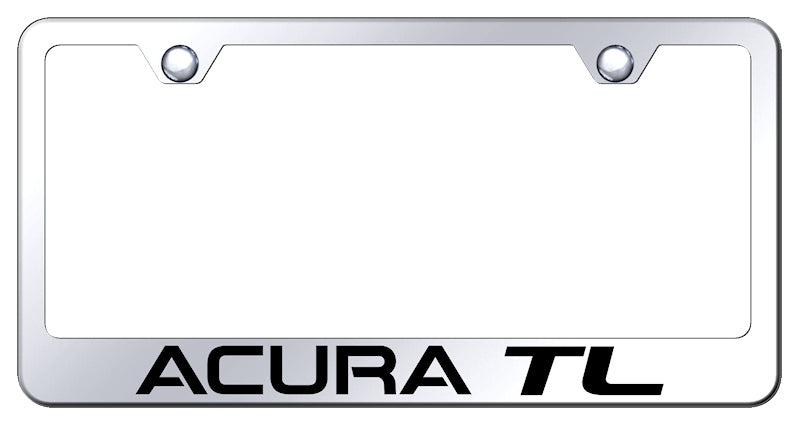 Acura TL Stainless Steel Frame - Laser Etched Mirrored