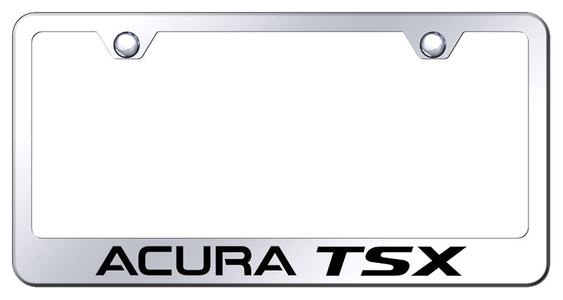 Acura TSX Stainless Steel Frame - Laser Etched Mirrored