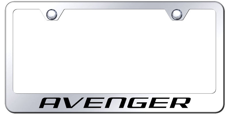 Avenger Stainless Steel Frame - Laser Etched Mirrored