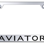 Aviator Stainless Steel Frame - Laser Etched Mirrored