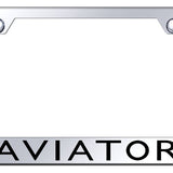 Aviator Stainless Steel Frame - Laser Etched Mirrored