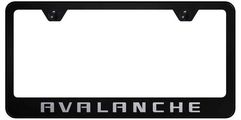 Avalanche Stainless Steel Frame - Laser Etched Black