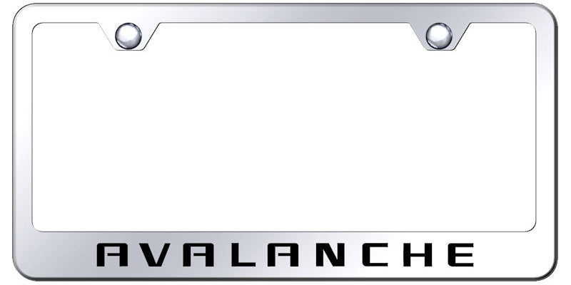 Avalanche Stainless Steel Frame - Laser Etched Mirrored