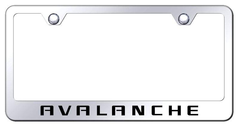 Avalanche Stainless Steel Frame - Laser Etched Mirrored