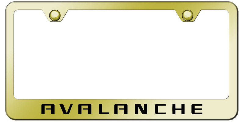 Avalanche Stainless Steel Frame - Laser Etched Gold