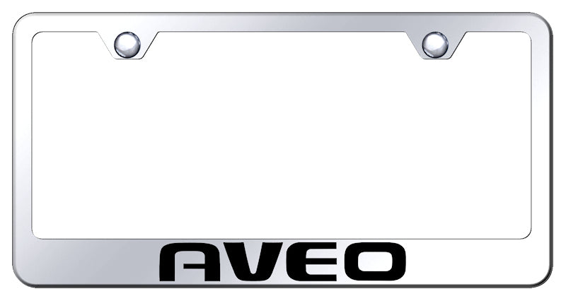 Aveo Stainless Steel Frame - Laser Etched Mirrored