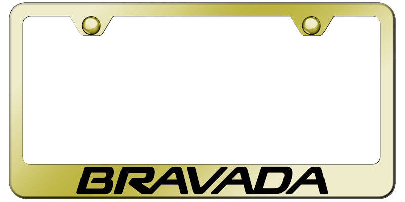 Bravada Stainless Steel Frame - Laser Etched Gold