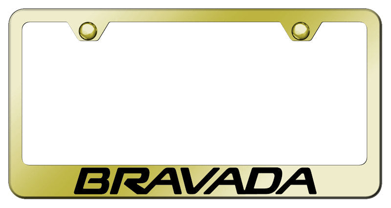 Bravada Stainless Steel Frame - Laser Etched Gold