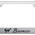 Bronco Stainless Steel Frame - Laser Etched Brushed