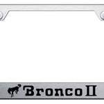 Bronco II Stainless Steel Frame - Laser Etched Brushed