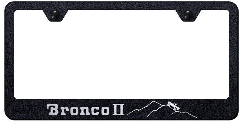 Bronco II Mountain Stainless Frame - Etched Rugged Black