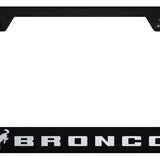 Bronco 2020 Stainless Steel Frame - Laser Etched Black