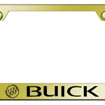 Buick Stainless Steel Frame - Laser Etched Gold