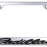 Cadillac OEM Stainless Steel Frame - Black on Mirrored