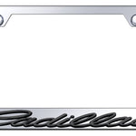 Cadillac OEM Stainless Steel Frame - Black Pearl on Mirrored