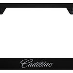 Cadillac (Name Only) Stainless Steel Frame - Etched Black