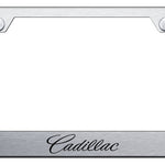 Cadillac (Name Only) Stainless Steel Frame - Etched Brushed