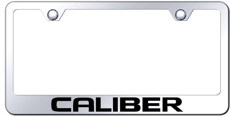 Caliber Stainless Steel Frame - Laser Etched Mirrored