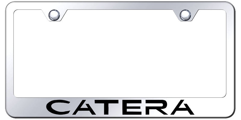 Catera Stainless Steel Frame - Laser Etched Mirrored