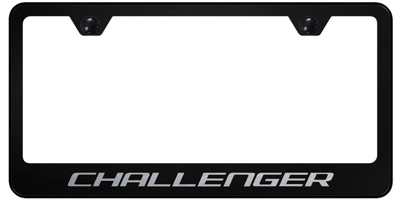 Challenger Stainless Steel Frame - Laser Etched Black