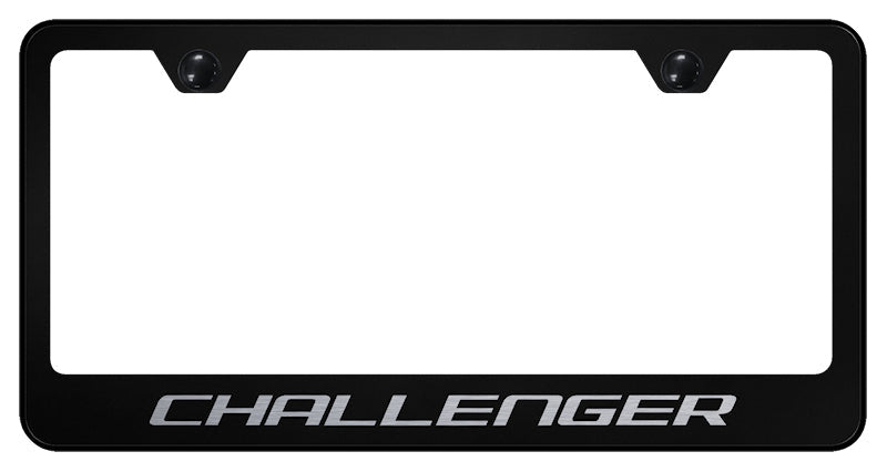 Challenger Stainless Steel Frame - Laser Etched Black